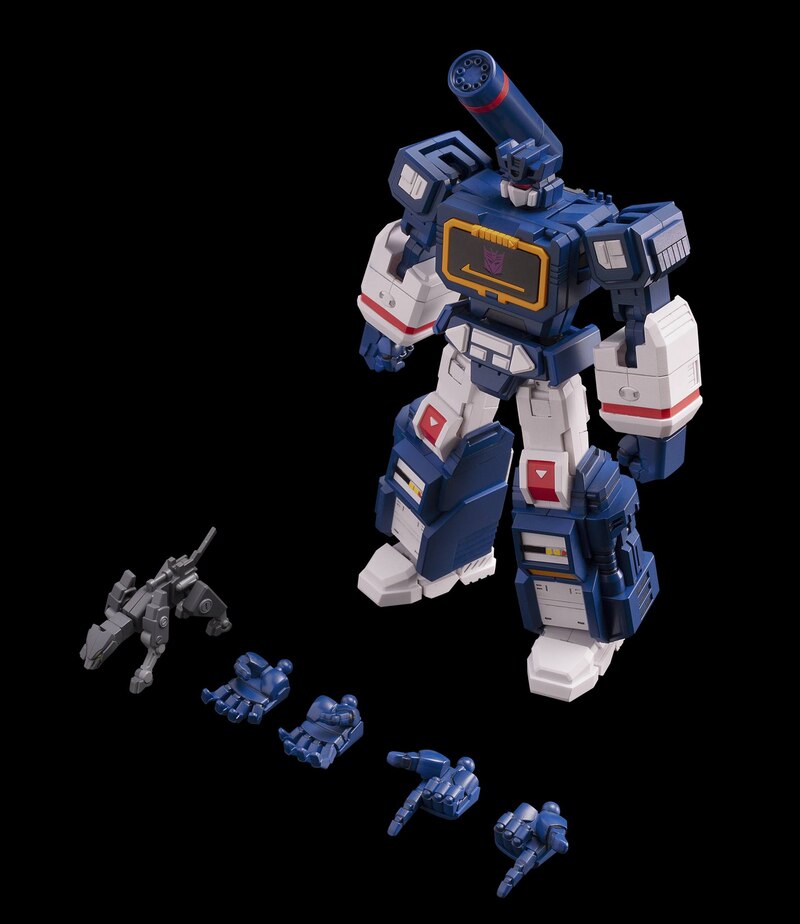 Flame Toys G1 Soundwave & Ravage Furai Model Kit Official Images